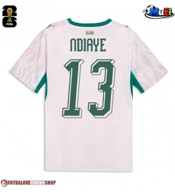 Senegal Iliman Ndiaye #13 Domácí Dres MS 2026 Krátkým Rukávem